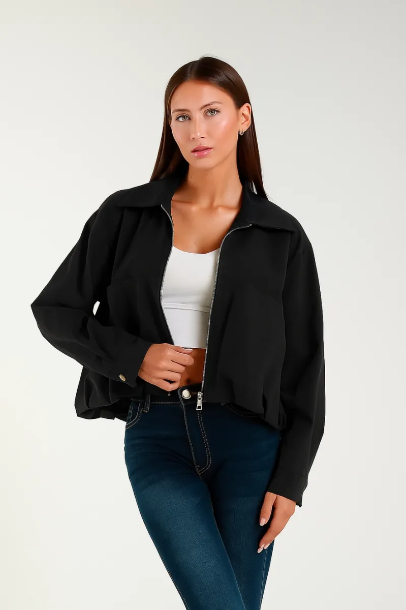 Bomber jack zwart