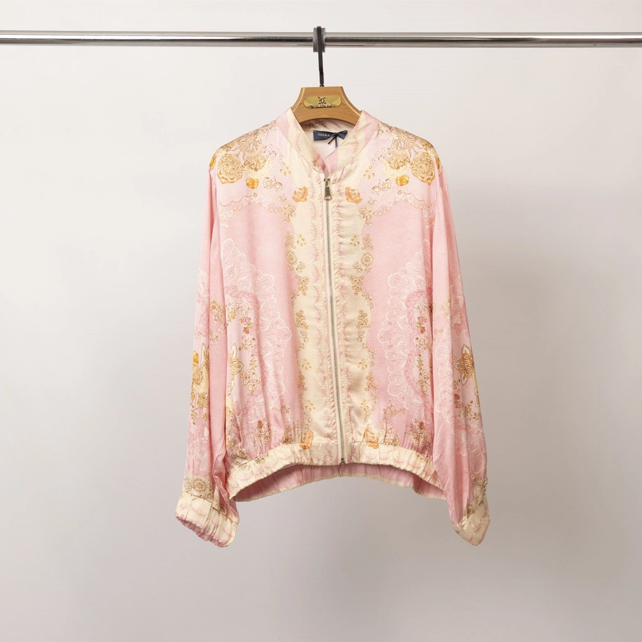 Satijnen jasje roze Capejasje